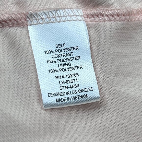 Emerald Sundae Girls' Party Dress Halter Open-Back Sparkly Pink Peach Size M - Picture 7 of 7